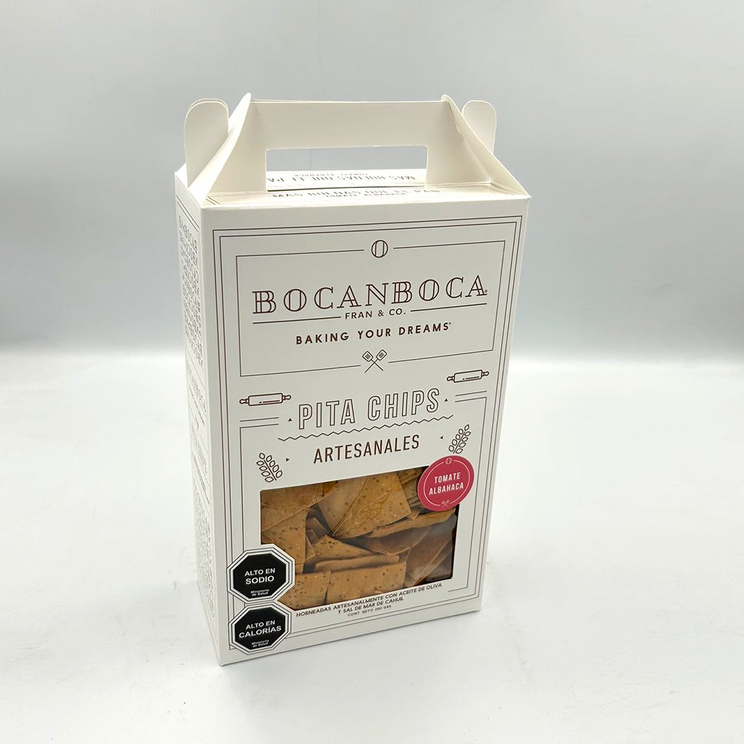 Crackers Tomate Albahaca 200gr | BOCANBOCA