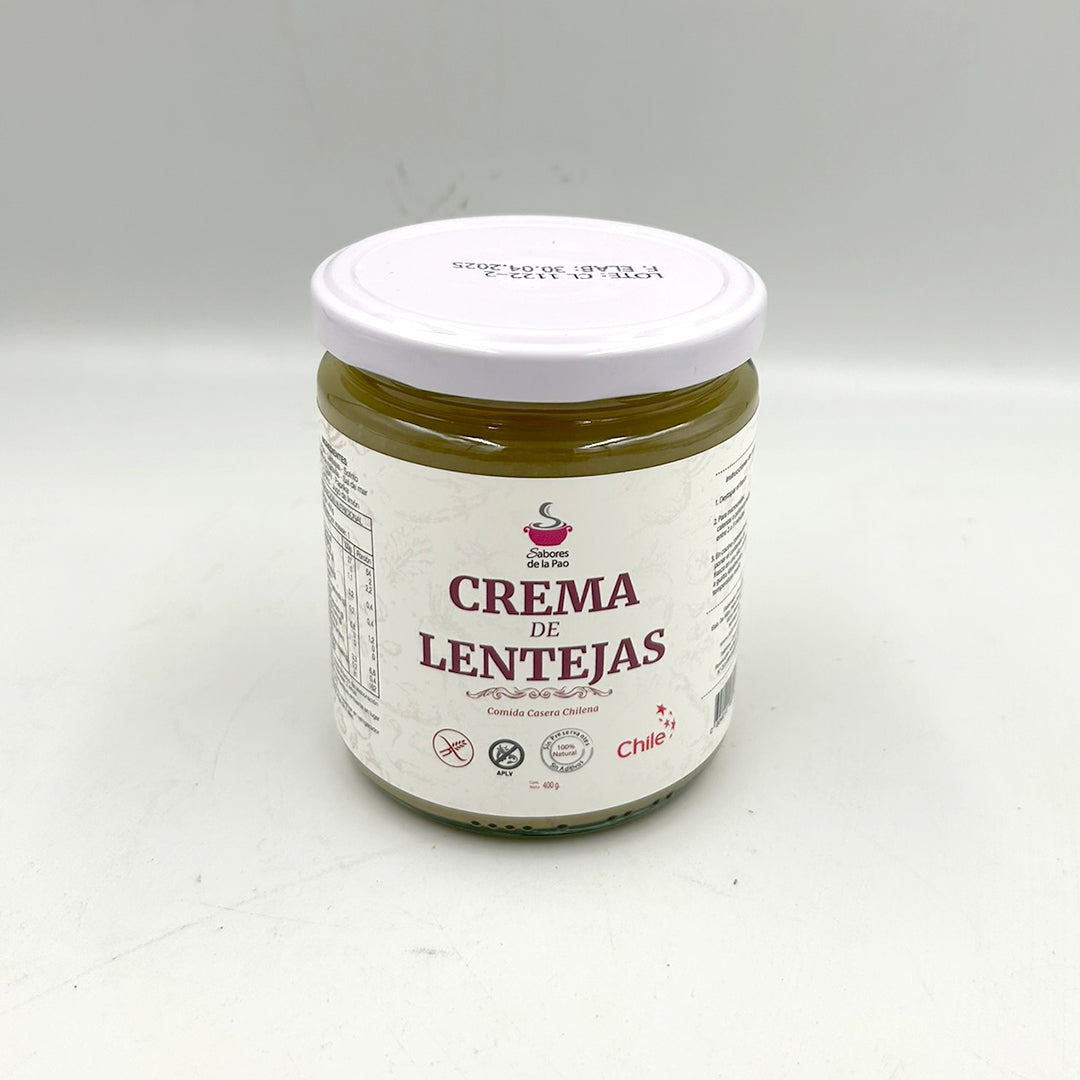 Crema Lentejas 400 grs | SABORES DE LA PAO