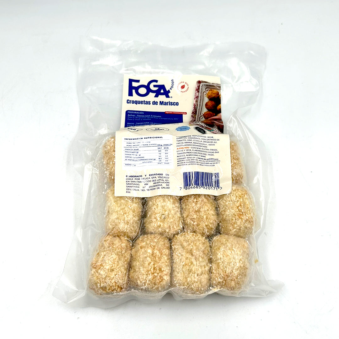 Croquetas de Mariscos 12 unidedes | FOGA