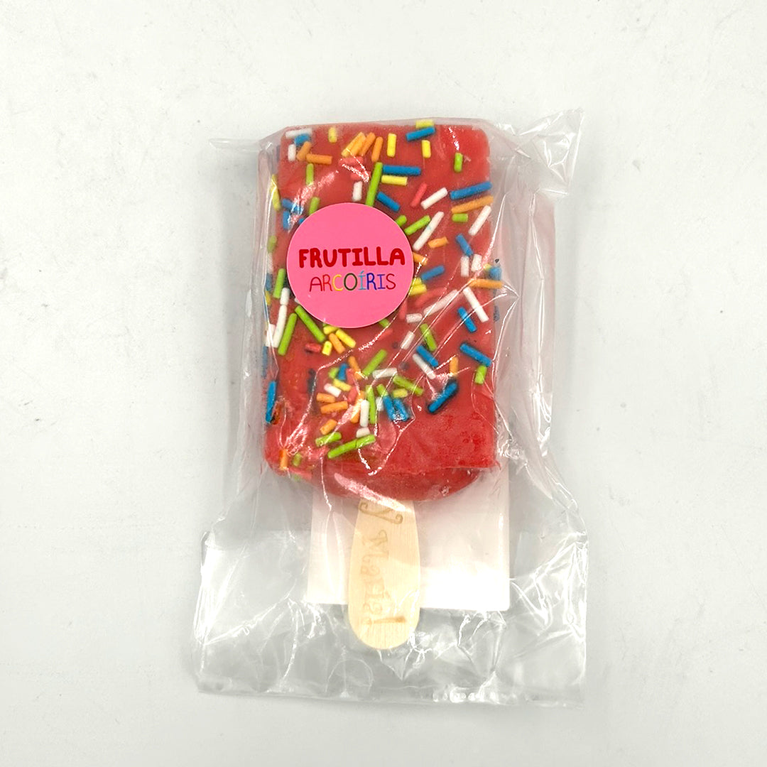 Helado Paleta Frutilla Arcoiris 1 Unidad | AY MARIA