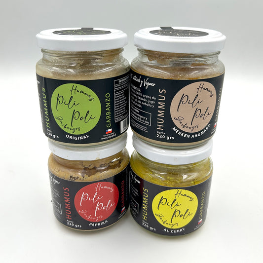 Hummus de Garbanzos Merken Ahumado 220 grs | PILI POLI