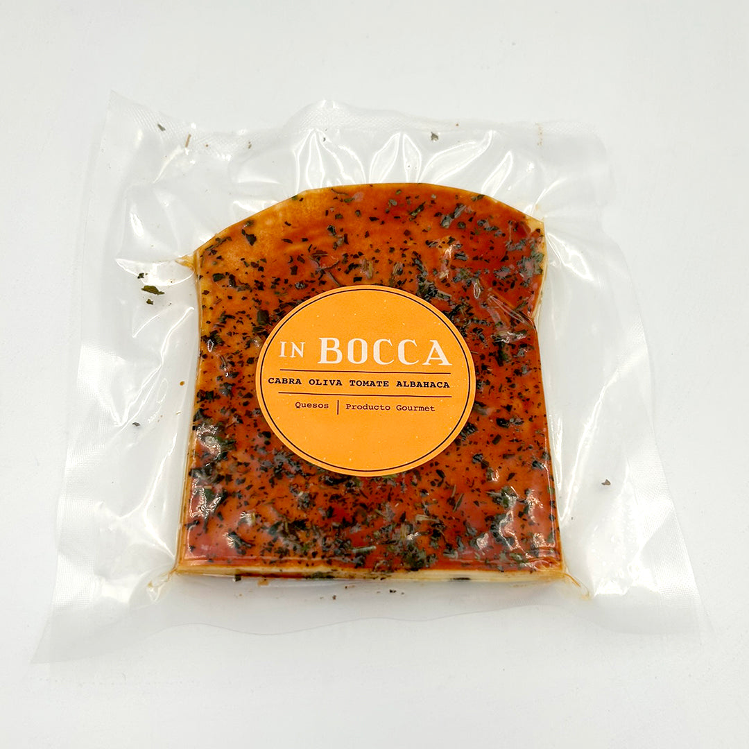 Queso Cabra Oliva Tomate Albahaca 150 grs | INBOCCA