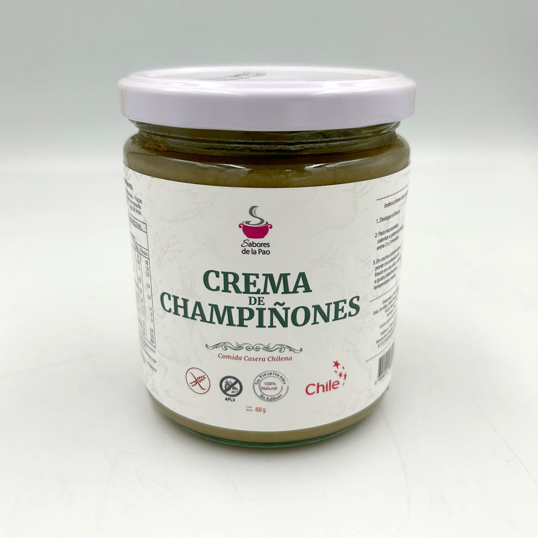 Crema Champinones 400 grs | SABORES DE LA PAO