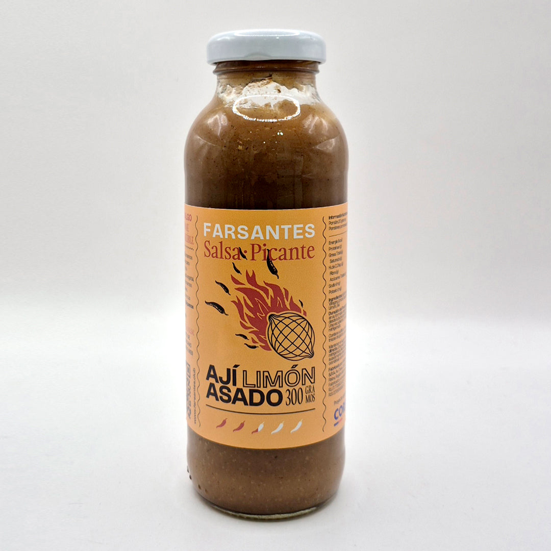 Salsa Picante Ají Limón Asado 300 grs. | FARSANTES