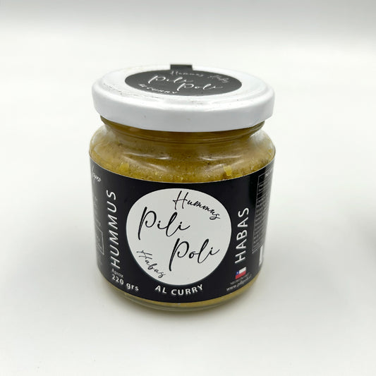 Hummus de Habas al Curry 220 grs | PILI POLI