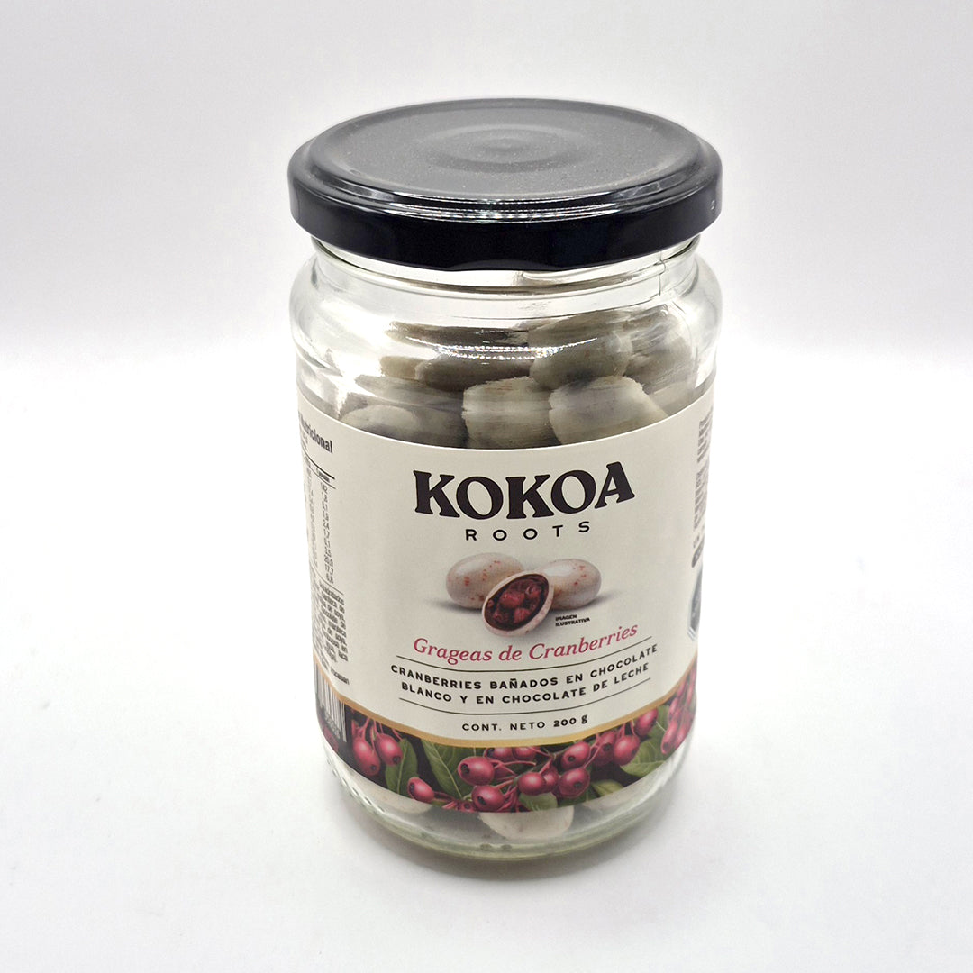 Cranberies bañadas en chocolate  | KOKOA ROOTS