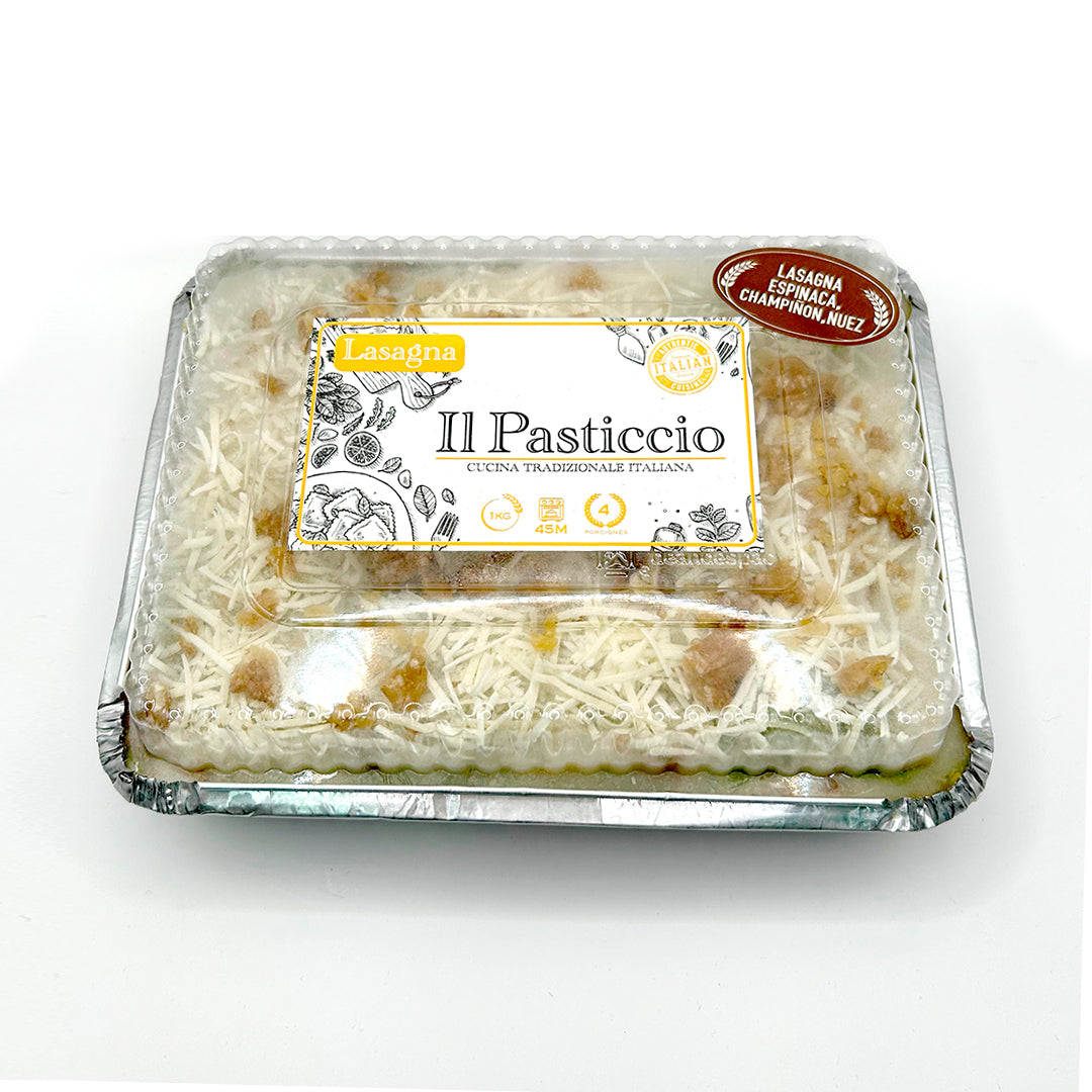 Lasaña Espinaca Nuez 500 grs | IL PASTICCIO