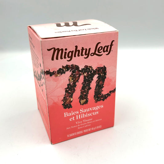 Te Baies Sauvages Hibiscus 15 bolsas de Te | Mighty Leaf