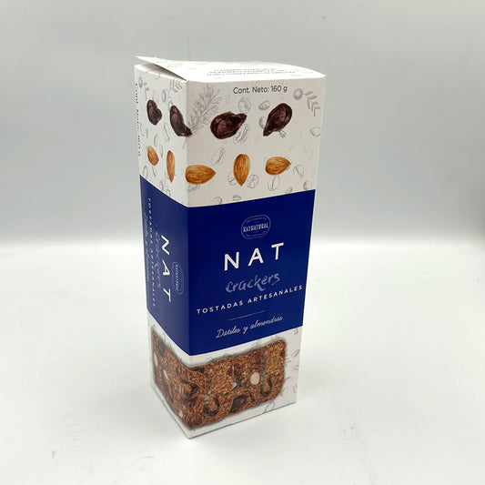 Crackers Caju Datiles Almendras 160  | NAT CRAKERS