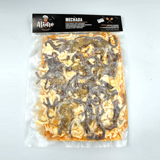 Pizza a la Piedra Mechada 1 Unidad | ALONSO