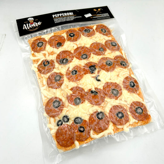 Pizza a la piedra Peperoni 1 Unidad | ALONSO