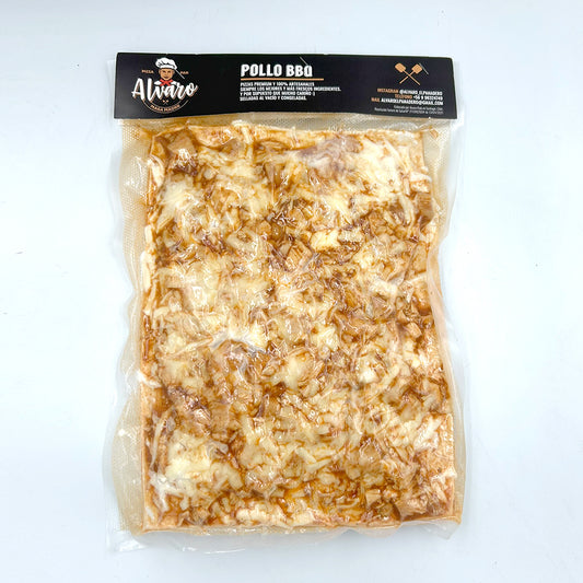 Pizza a la piedra Pollo BBQ 1 Unidad | ALONSO