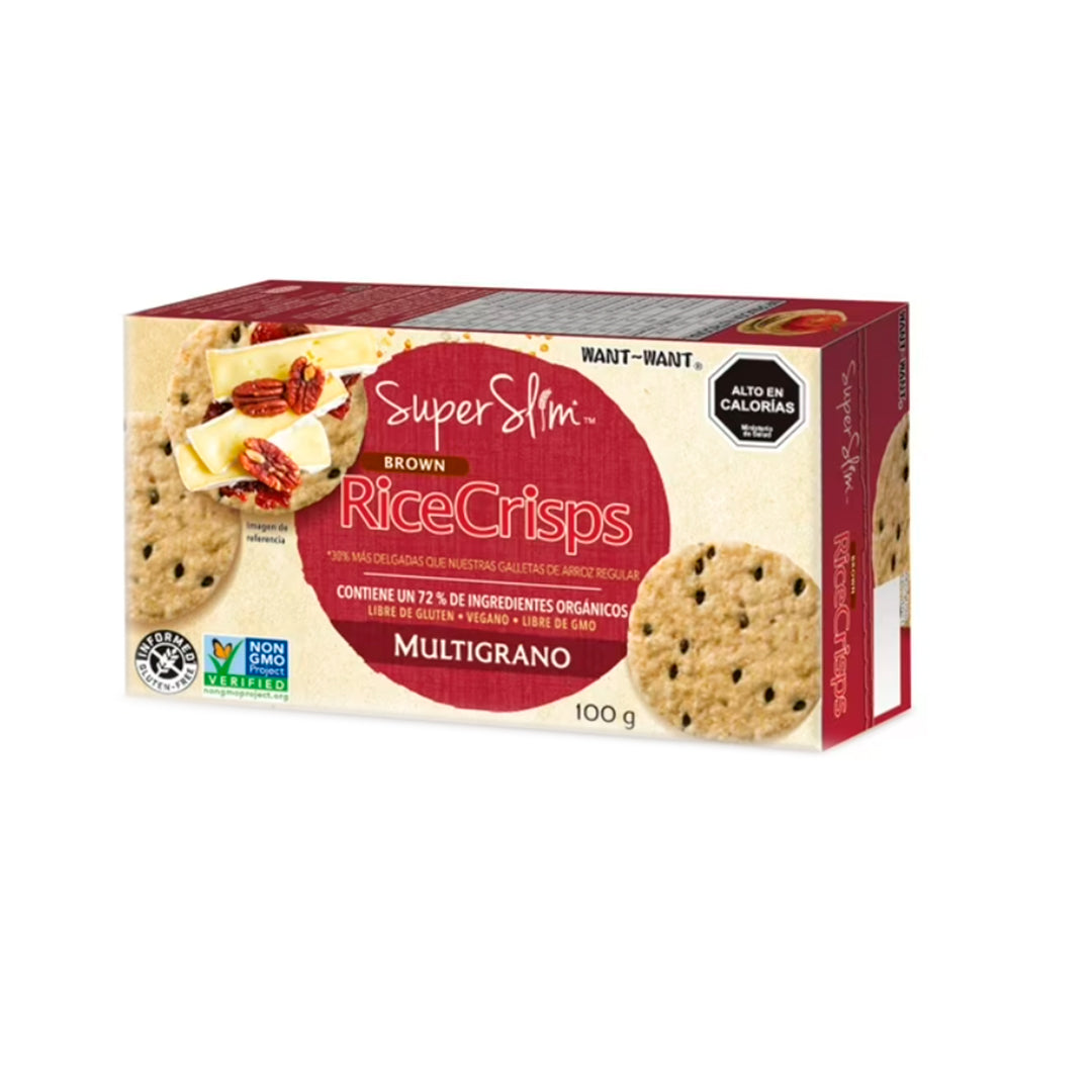 Galletas de Arroz Multigrano 100 grs. | RICE CRIPS