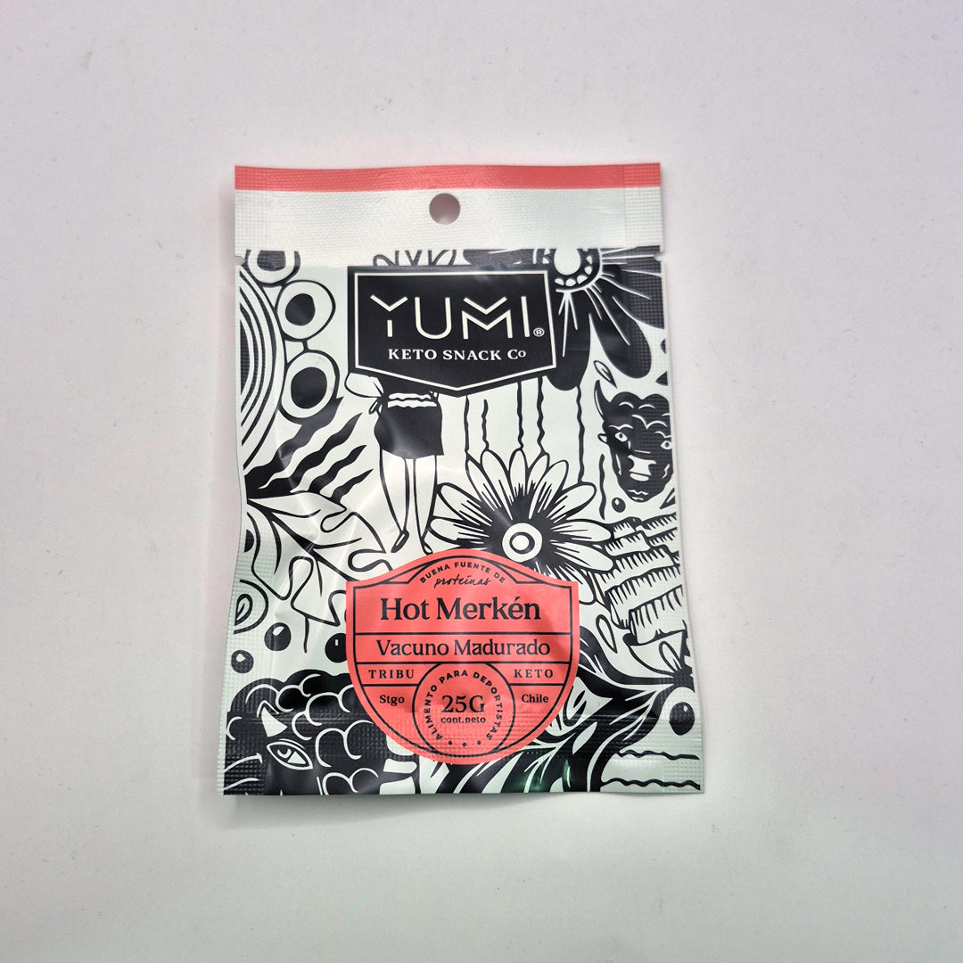 Vacuno Madurado Merken Hot 75 grs. | YUMI KETO SNACK
